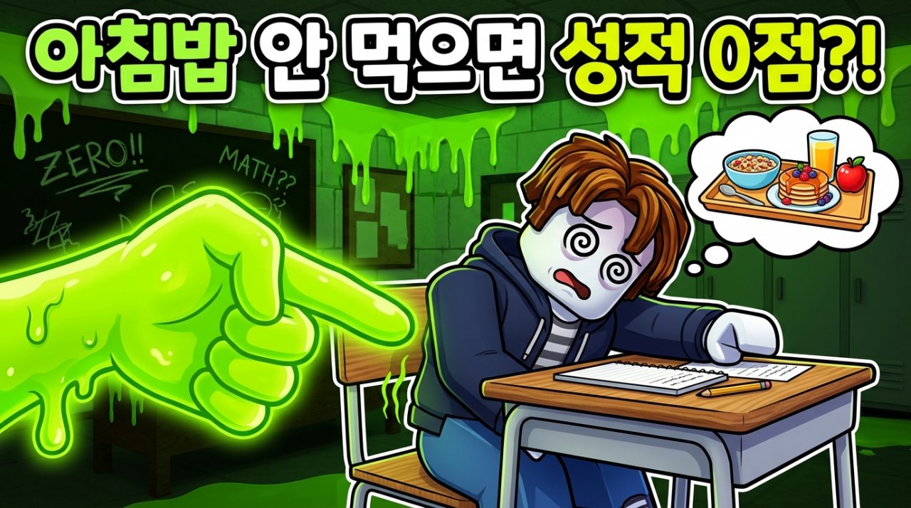 늦잠 자느라 아침밥 패스? 초딩 키와 성적 다 망치는 어른들의 위험한 착각!